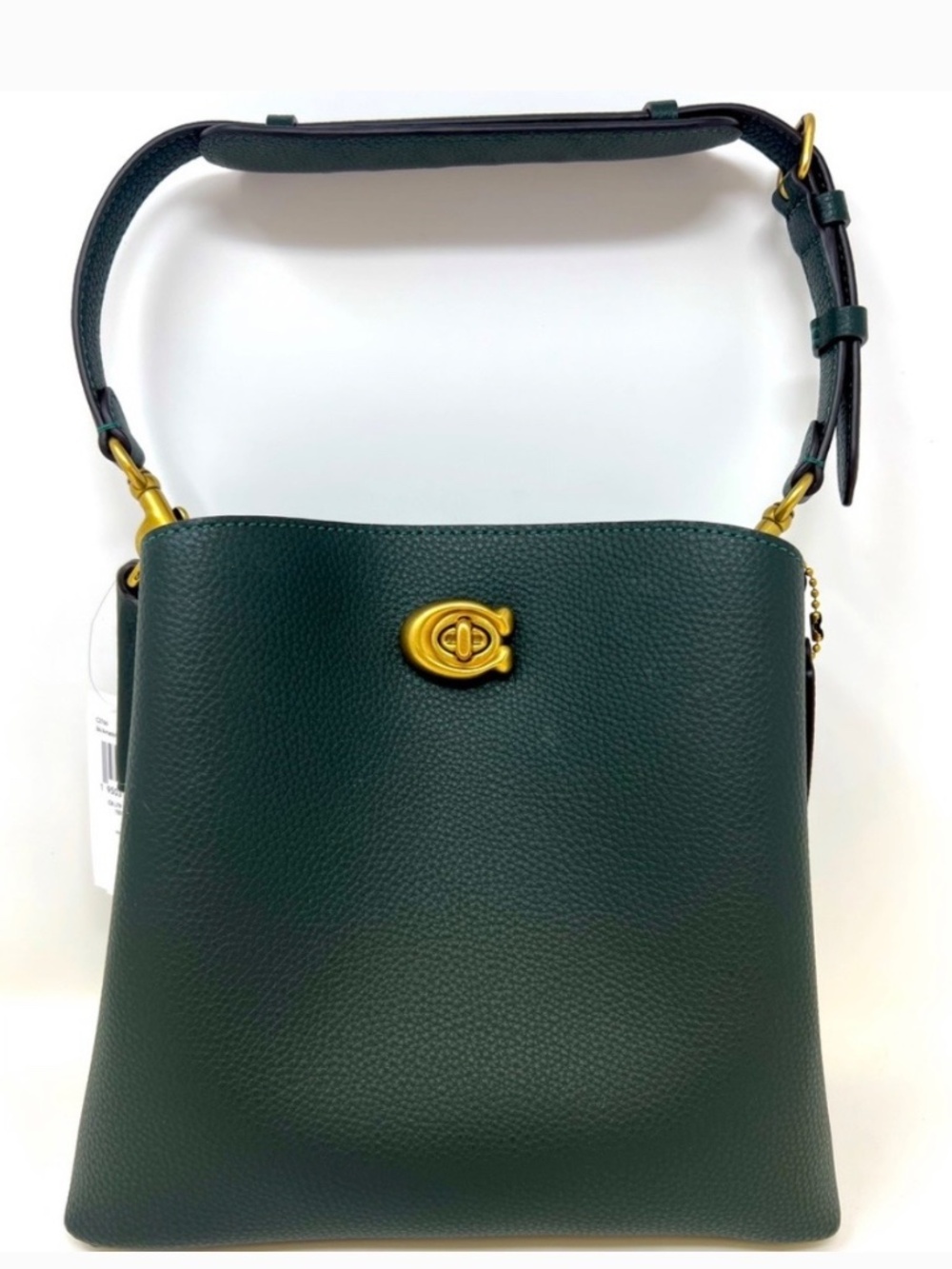 Green leather Coach - Picture 5 of 5
